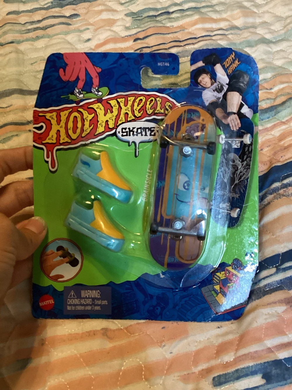 2022-Hot Wheels-HW Skate Brainsicle-Tony Hawk Finger Boards with Shoes BRAND NEW